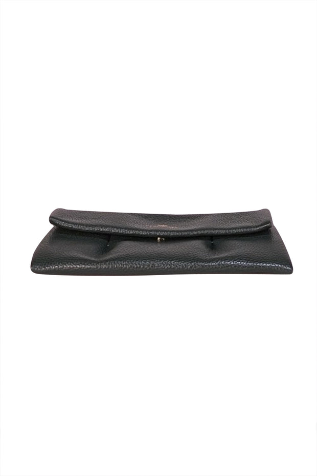 Cuoiera Fiorentina - Dark Green Leather Clutch