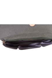 Cuoiera Fiorentina - Dark Green Leather Clutch