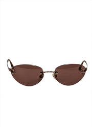 Chanel - Bronze Legs w/ Dark Rose Lens Sunglasses - Current Boutique