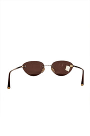 Chanel - Bronze Legs w/ Dark Rose Lens Sunglasses - Current Boutique
