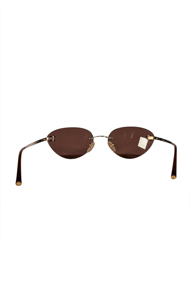 Chanel - Bronze Legs w/ Dark Rose Lens Sunglasses - Current Boutique