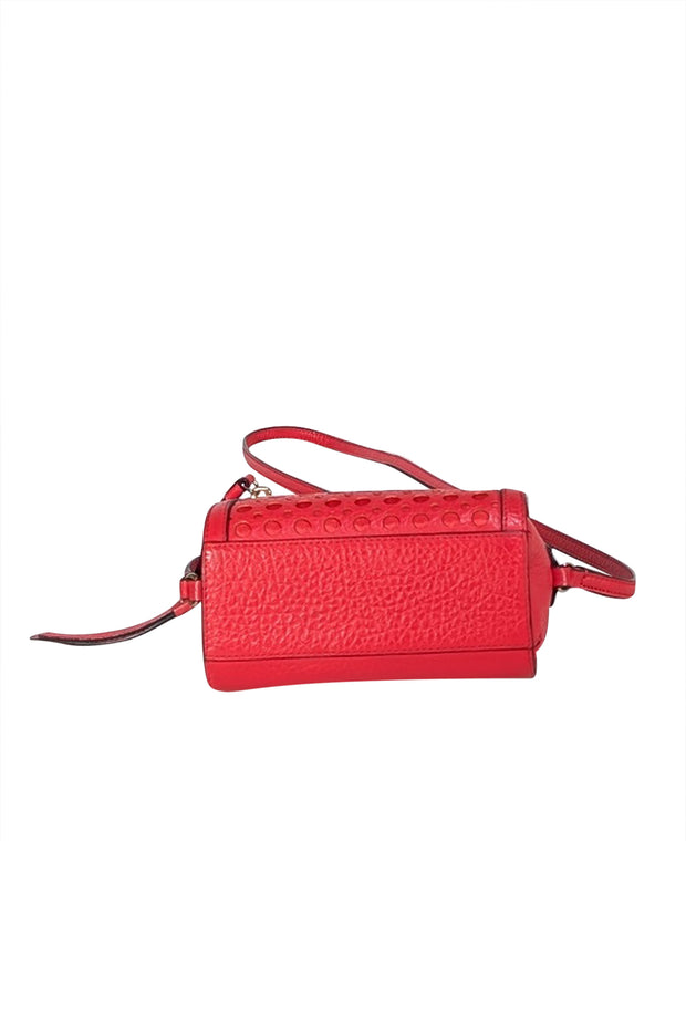 Kate Spade - Dark Coral Perforated Crossbody Bag