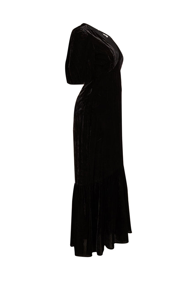 Rhode Ester Dress in Velvet Black