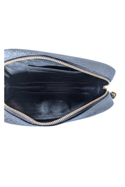 Yves Saint Laurent - Black Pebbled Leather Mini Camera Crossbody Bag - Current Boutique