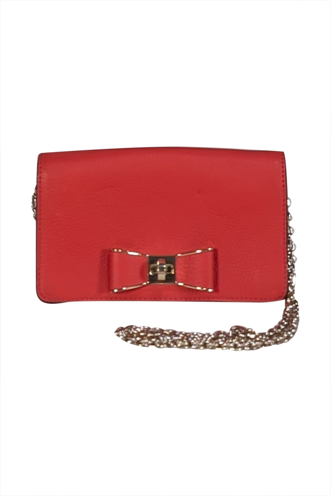 kate spade Red Pebbled Leather Backpack Crossbody Kate Spade Medium Size Red Pebbled Leather Crossbody zip top  main image 2