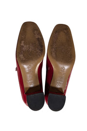 Carel - Red Patent Leather Strappy Pumps Sz 5.5 - Current Boutique