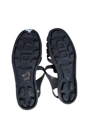 Gucci - Black Jelly Double G & Tiger Head Strappy Sandals Sz 7 - Current Boutique