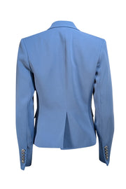 Veronica Beard - Light Blue Double Breasted Button Blazer Sz 6 - Current Boutique