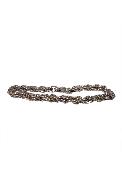Tiffany & Co. - Silver & Gold Twisted Rope Bracelet