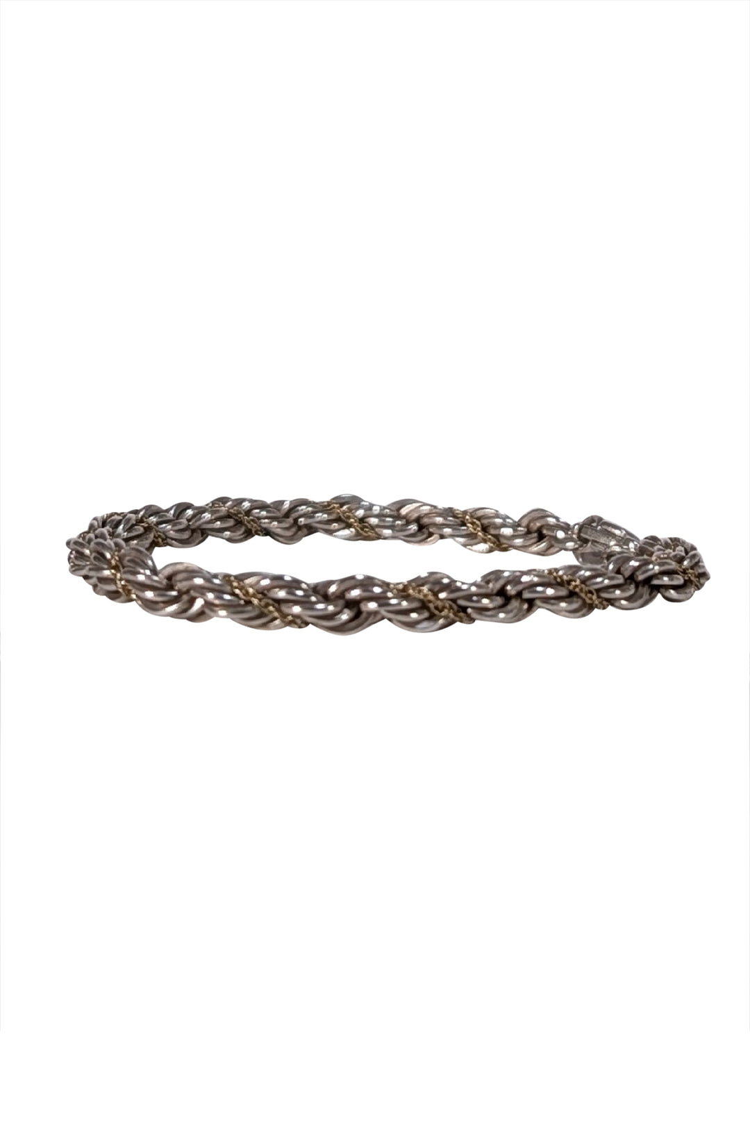 Tiffany & Co. - Silver & Gold Twisted Rope Bracelet Tiffany & Co. twisted rope bracelet in 18k & sterling silver main image 4