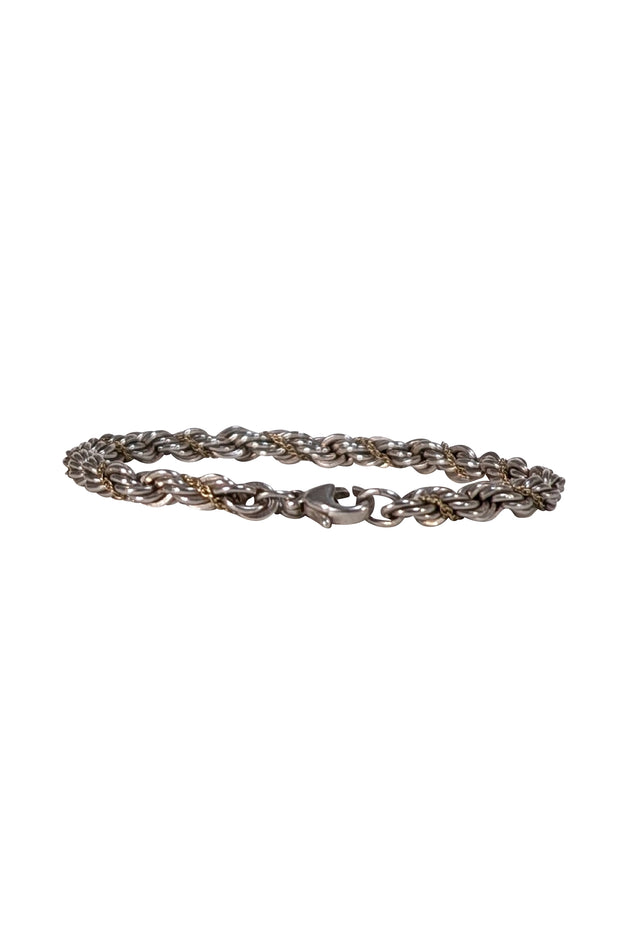 Tiffany & Co. - Silver & Gold Twisted Rope Bracelet