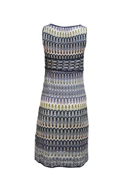 Missoni - Black Multi Geometric Print Knit Mini Dress Sz 0 - Current Boutique