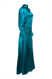 A.L.C. - Emerald Green "Isabella" Formal Gown Sz 10 - Current Boutique