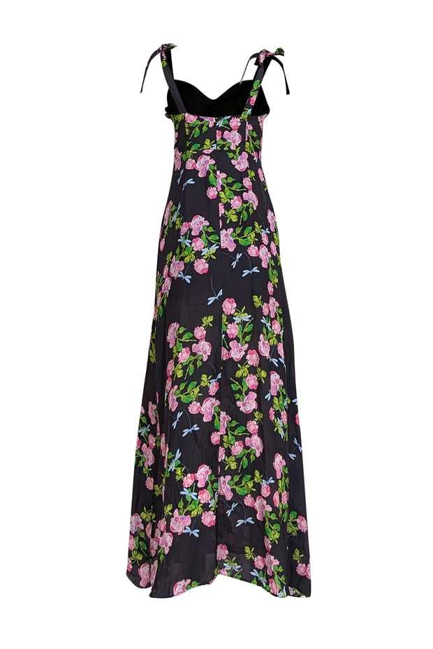 cynthia rowley floral maxi dress Cynthia Rowley Floral-Print Chiffon Maxi Dress