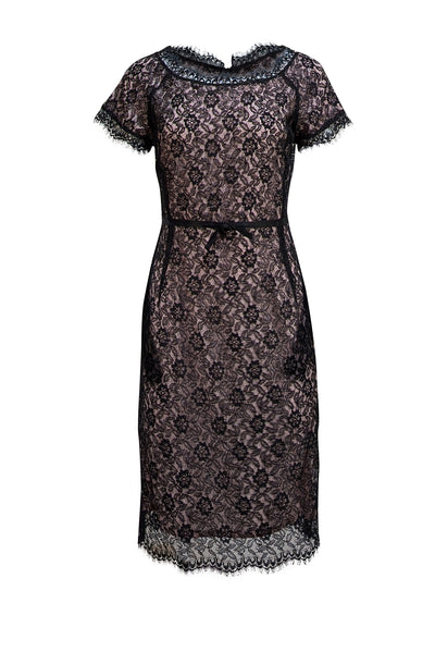 st john cocktail dress Vintage Black St John by Marie Gray Cocktail Dress With Ruffle Floral Sleeve