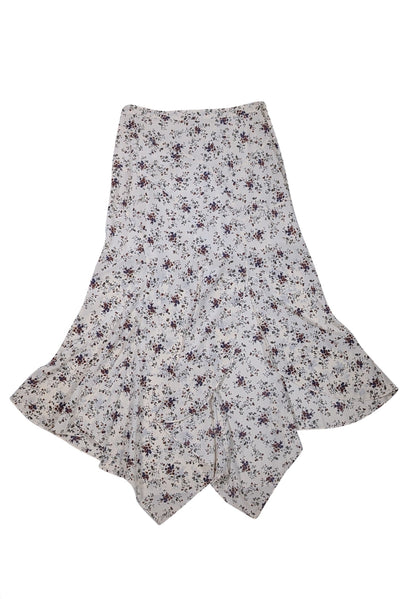 Veronica Beard - Ivory & Multi Color Floral Maxi Skirt Sz 6 - Current Boutique