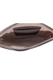 Gucci - Brown Monogram Print Mini Crossbody Bag - Current Boutique