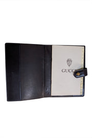 Gucci - Brown Leather Vintage Address Book Wallet
