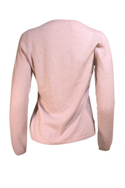 Manrico - Lilac Cashmere Scoop Neck Sweater Sz XL - Current Boutique