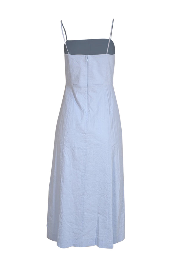 Theory - Light Blue A-line "Good Crunch" Midi Dress Sz 4