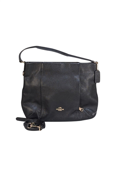 Coach - Black Leather Satchel Bag - Current Boutique