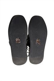 Rag & Bone - Black Platform Strappy Chain Sandals Sz 8 - Current Boutique