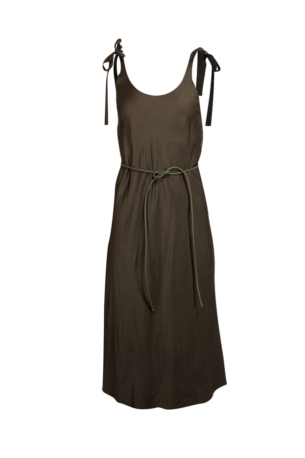 satin champagne formal dress Prom Embellished with Rhinestones cap & gown main image 1