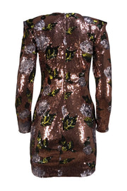 Helsi - Rose Gold, Blue, & Green Sequin Dress Sz M - Current Boutique