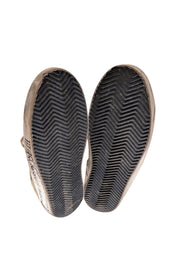 Golden Goose - Cream & Grey Graffiti Distressed Super Star Sneakers Sz 10 - Current Boutique