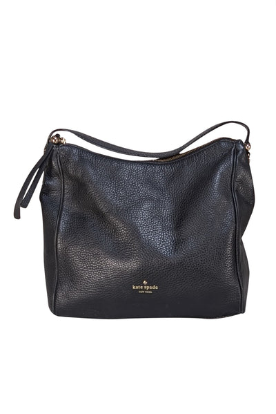 Kate Spade - Black Pebbled Leather Shoulder Bag