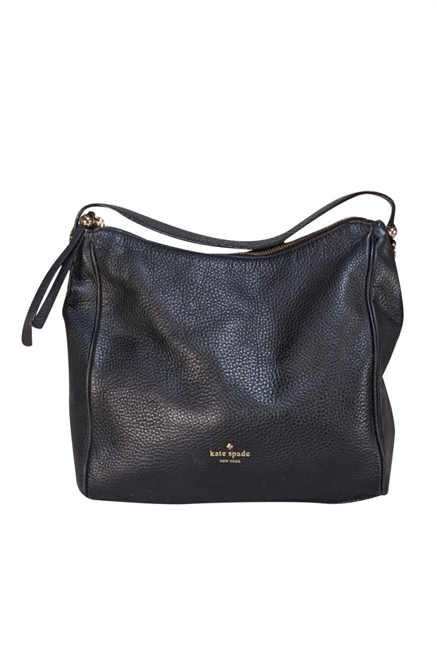 Kate Spade - Black Pebbled Leather Shoulder Bag