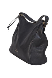 Kate Spade - Black Pebbled Leather Shoulder Bag