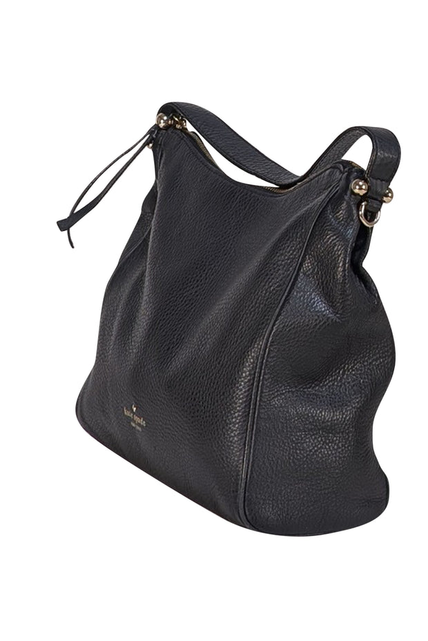 Kate Spade - Black Pebbled Leather Shoulder Bag