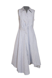 Derek Lam - Blue & White Striped Shirt Dress Sz 8