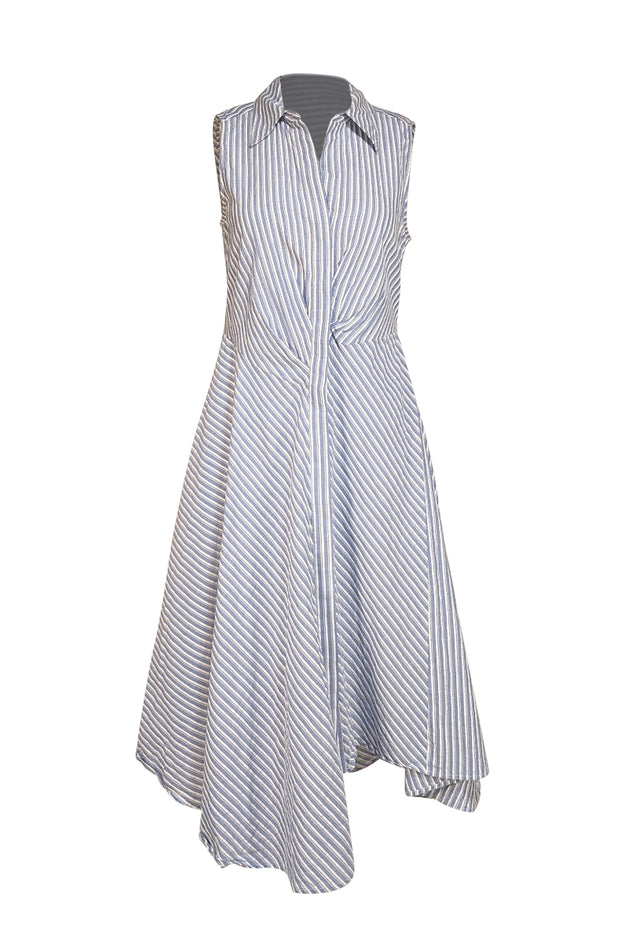 Derek Lam - Blue & White Striped Shirt Dress Sz 8