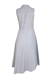 Derek Lam - Blue & White Striped Shirt Dress Sz 8