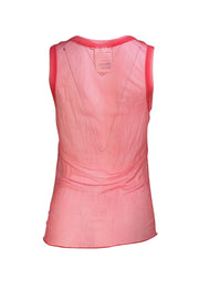 Helmut Lang - Hot Pink Sheer Tank Top Sz M - Current Boutique