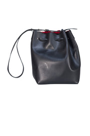 Mansur Gavriel - Black Leather Bucket Bag - Current Boutique