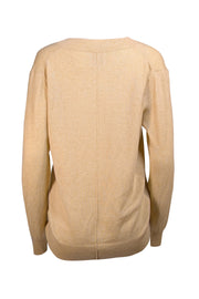 TWP - Butter Yellow V-Neck Cashmere Sweater Sz XS - Current Boutique