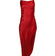 Fleur Du Mal - Red Silk Slip Dress Sz S