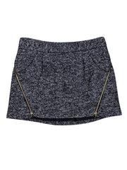 Rebecca Minkoff - Black & White Tweed Mini Skirt Sz 10