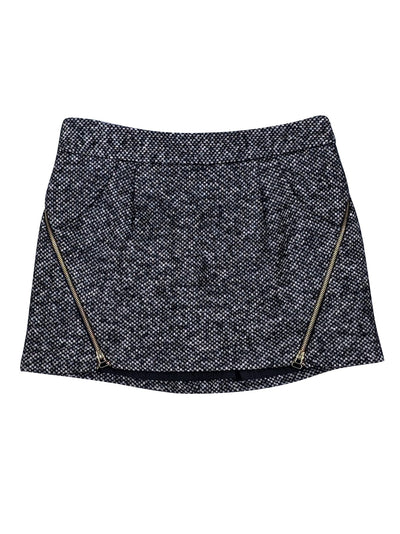 Rebecca Minkoff - Black & White Tweed Mini Skirt Sz 10