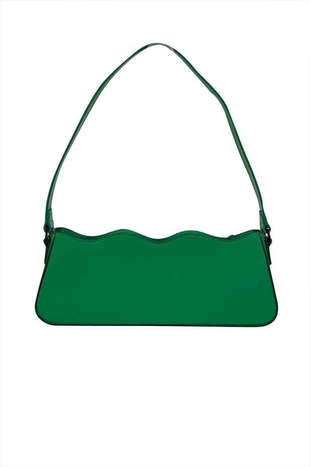 Mach & Mach - Green Wave Baguette Shoulder Bag MIUUR | Sabah baguette sage main image 4