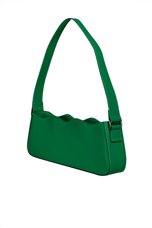 Mach & Mach - Green Wave Baguette Shoulder Bag display picture 1