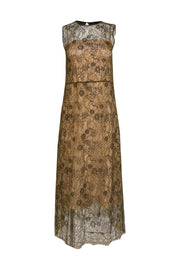 Vince - Green Lace Sleeveless Cocktail Dress Sz XS - Current Boutique