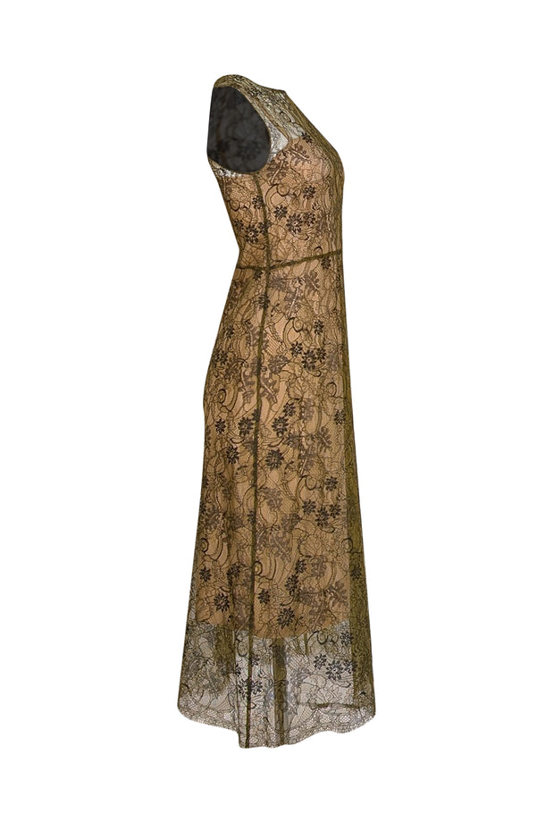 vince sleeveless lace dress Smocked Lace Dress in Dresses & Skirts
