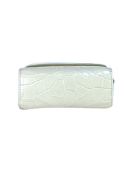 By Far - Sage Green Leather Croc Embossed Mini Bag