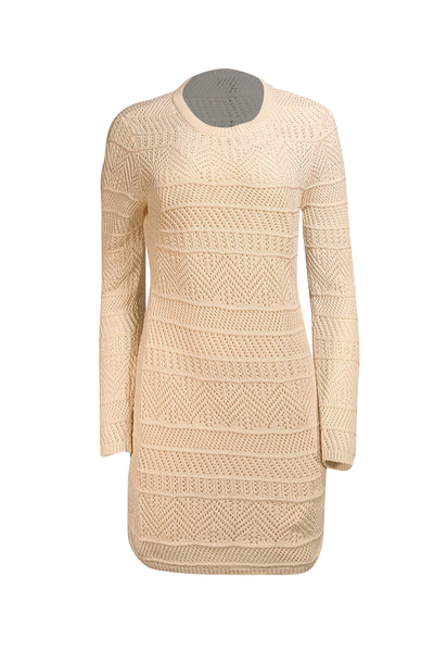 rag and bone crochet dress Rag & Bone Riley Crochet-Knit Maxi Dress, Ecru