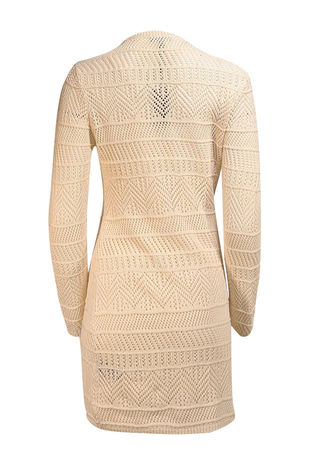 rag and bone crochet dress Rag & Bone Riley Crochet-Knit Maxi Dress, Ecru