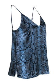 Current Boutique-Cami - Blue & Black Snake Skin Print Tank Sz XS